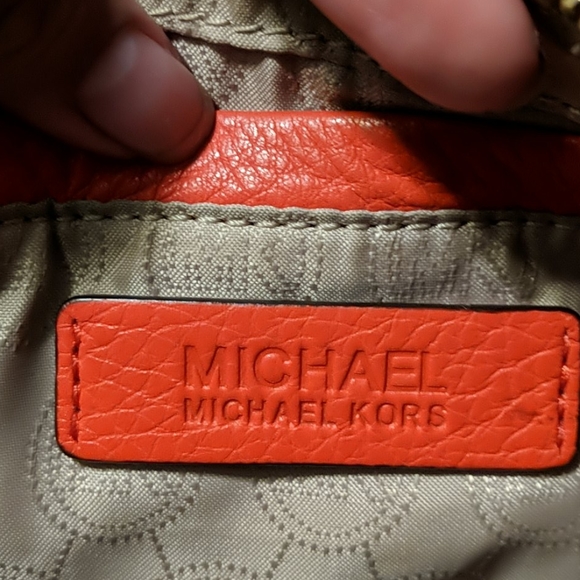 Michael Kors Red Orange Bag - Picture 6 of 10